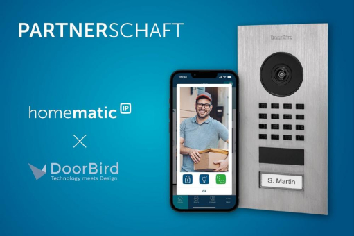 DoorBird und Homematic IP machen die Zutrittssteuerung komfortabler als je zuvor