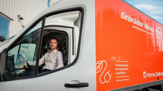 Home Delivery: Gebrüder Weiss setzt auf Elektro-Transporter in Budapest