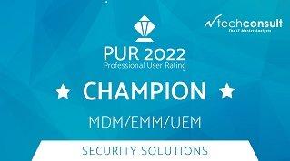 Baramundi erneut unter den Top-Champions in der aktuellen PUR-S 2022 Anwenderbewertung