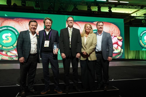 Bizerba wird bei der Subway Global Convention 2024 mit dem renommierten "Supplier of the Year" Award ausgezeichnet