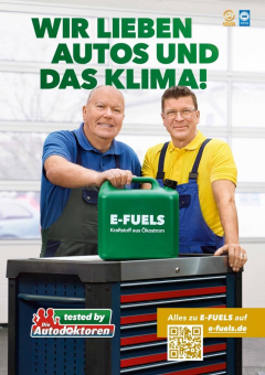 Deutschlandweiter Start für „Die Autodoktoren tanken E-Fuels“