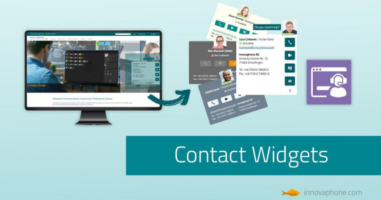 Mehr Leads über die Webseite mit der innovaphone Contact Widgets App generieren