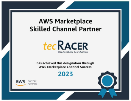 tecRacer erreicht AWS Marketplace Skilled Channel Partner (MSCP) Status