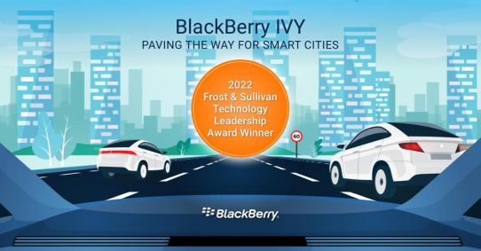 BlackBerry IVY gewinnt den Frost & Sullivan Technology Leadership Award