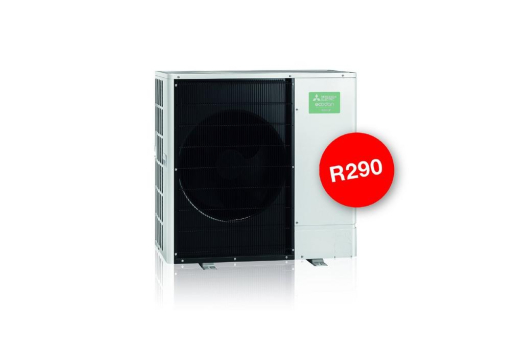 Mitsubishi Electric präsentiert neue Ecodan Monoblock-Wärmepumpen mit R290