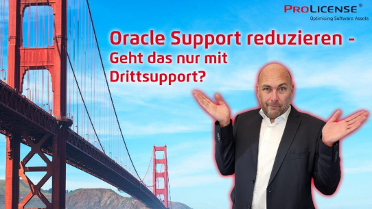 Oracle Support reduzieren – Geht das nur mit Oracle Drittsupport?