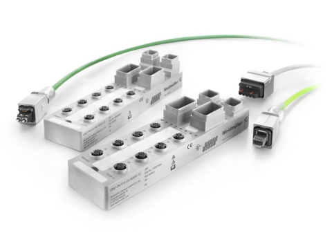 Weidmüller Automatisierungs- und Digitalisierungsportfolio u-mation: u-remote I/O-Module in Schutzart IP 67 mit PushPull-Steckverbinder für Kupfer und POF