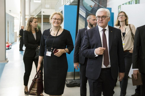 Elke Eckstein begleitete Bundespräsident Frank-Walter Steinmeier in die Niederlande