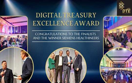 Siemens Healthineers holt den Digital Treasury Excellence Award auf dem 33. Finanzsymposium 2022