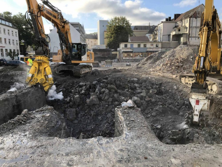 Epiroc und Erkat leisten Seite an Seite Großes beim Bunker-Rückbau in Siegen