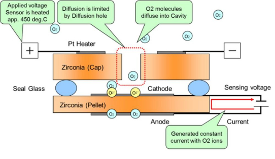 Amperometrische Sauerstoffmessung mit Zirkonium-Sensoren