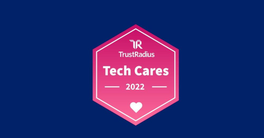 TrustRadius zeichnet TOPdesk mit Tech Cares Award aus