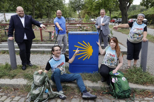 2.961 km vom S-Bahnhof Priesterweg bis nach Santiago de Compostela