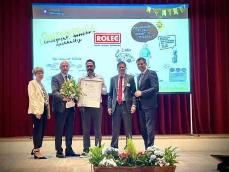Rolec erhält den Sonderpreis beim Innovationspreis des Landkreises Schaumburg