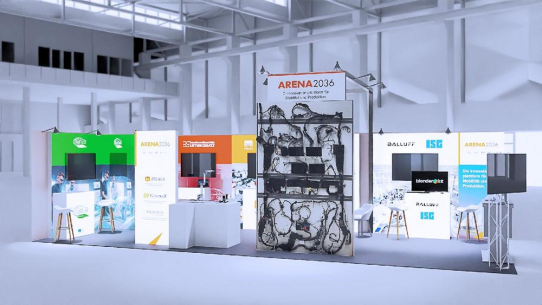 ARENA2036 zeigt neueste Trends der volldigitalen Entwicklung und Produktion auf der Hannover Messe 2024