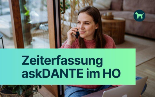 askDANTE Arbeitszeiterfassung unterstützt KMUs im Homeoffice