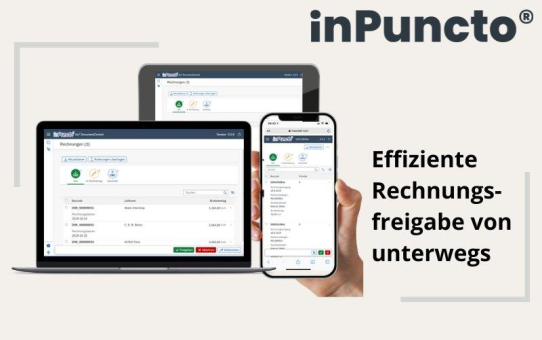Mobile Rechnungsfreigabe in SAP: Kurze Prozessdurchlaufzeiten mit dem Freigabe-Tool von inPuncto