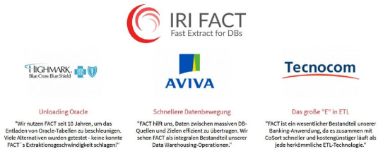 ❌ Beschleunigung von VLDB ❌ Paralleles Entladen von Oracle, DB2 und anderer Big Data Tabellen in Flat-Files ❗