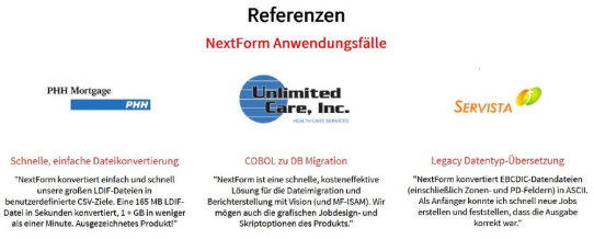 ❌ Datenmigration und Datenbankmigration ❌ Umfangreiche Datenkonvertierung oder Neuzuordnung/Datenmapping in Legacy-Quellen ❗