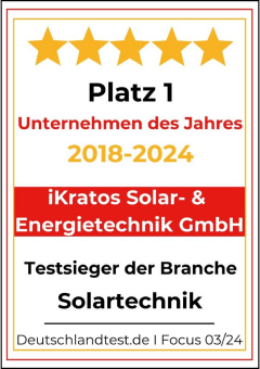 iKratos ist der beliebteste Solartechnikanbieter