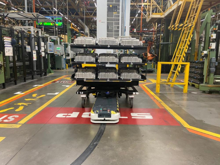 ASTI Mobile Robotics unterstützt Ford beim Umbau  ihres Motorenwerkes auf 5G Technologie
