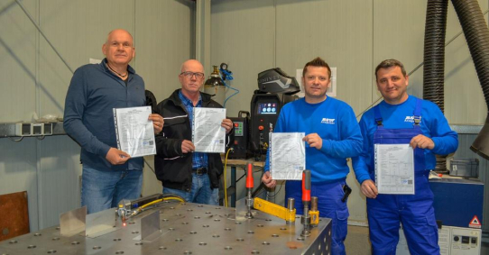 BSW-Anlagenbau jetzt TÜV-zertifiziert für handgeführtes Laserstrahlschweißen.