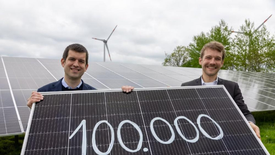 100.000ste Erneuerbare-Energien-Anlage am Netz von HanseWerk-Tochter SH Netz