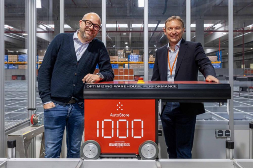 AutoStore-Marktführer Element Logic installiert 1.000-sten Roboter in D-A-CH