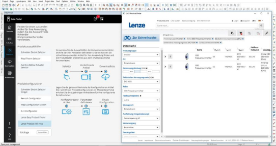 Eplan Data Portal mit neuem User-Interface