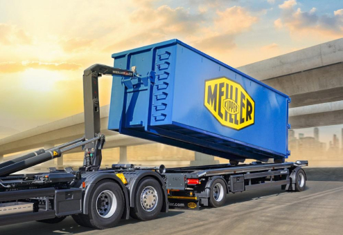 Der neue MEILLER Behältertransportanhänger für Abrollbehälter