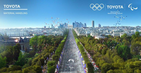 #WeDeliverForYou: Toyota Material  Handling unterstützt Paris 2024 bei  der Reduktion von Emissionen