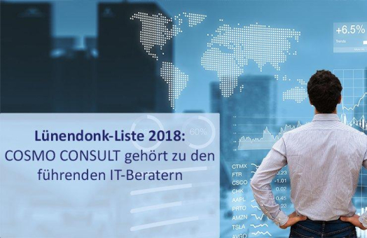 Aktuelle Marktanalyse: COSMO CONSULT gehört zu den führenden IT-Beratern