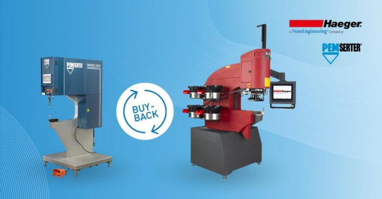 Buy-Back-Programme für alte Haeger® und PEMSERTER® Einpressmaschinen