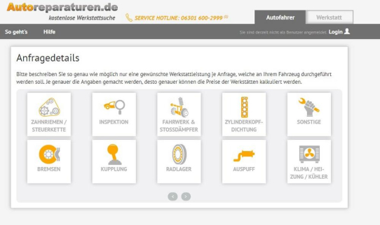 Autoreparaturen.de setzt auf manuelle Angebote