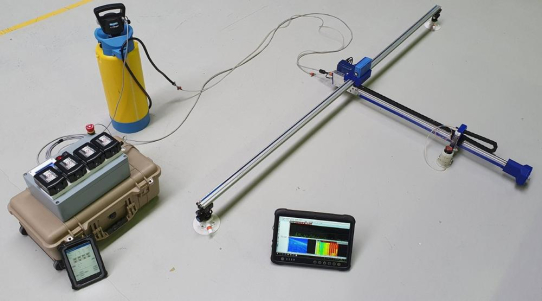 GMA-Werkstoffprüfung stellt (semi-)automatisierten Flächenscanner für die zerstörungsfreie Prüfung vor