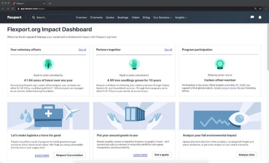 Flexport: Lösungen für eine nachhaltige Logistik