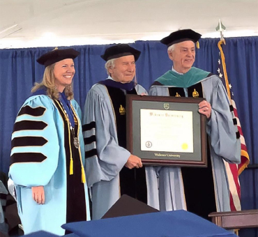 Prof. Dr. August-Wilhelm Scheer erhält Ehrendoktorwürde der Widener University in Philadelphia, USA