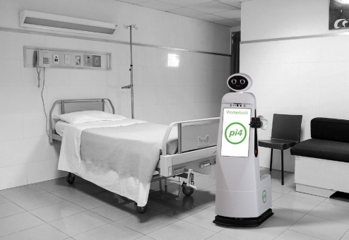 Pflegeassistent sucht Arbeit | Roboter von pi4_robotics bewerben sich auf der Altenpflegemesse Nürnberg um Arbeit!