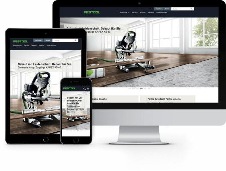netzkern realisiert internationale Festool Websites mit Sitecore