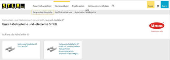 Erste Kabelleiter aus thermoplastischem Werkstoff jetzt als Mustervorlage auf STLB-BAU!