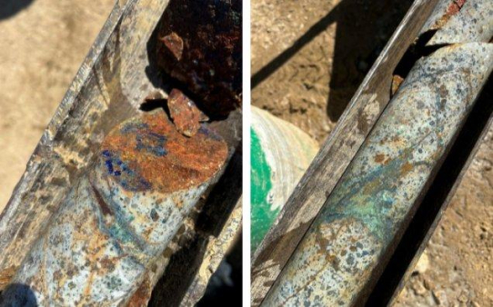 Giant Mining fügt dem gemeinsam mit ExploreTech durchgeführten Bohrprogramm 2025 bei Majuba Hill das fünfte, mit Hilfe von KI ermittelte Bohrloch hinzu