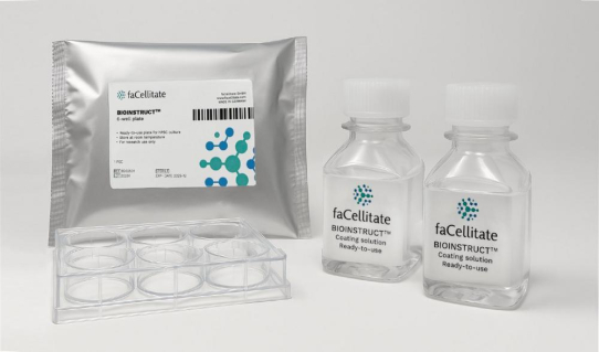 faCellitate GmbH is proud to announce the launch of its new product, BIOINSTRUCT™ — a ready-to-use coating solution for iPSCs.