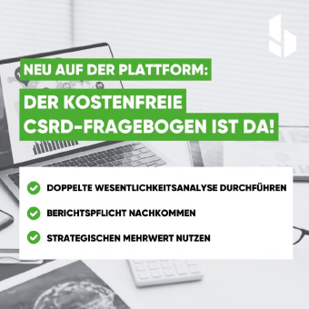 bizpando veröffentlicht CSRD-Fragebogen für die doppelte Wesentlichkeitsanalyse