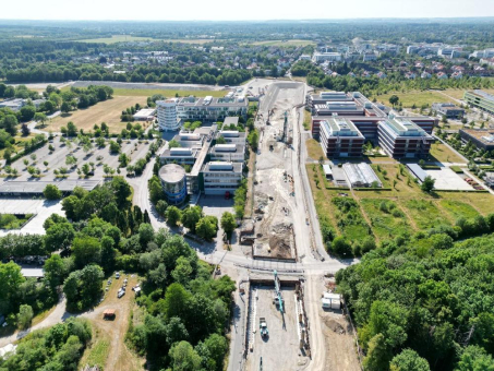 LEONHARD WEISS baut Münchner U-Bahnlinie U6 zwischen Martinsried und Garching