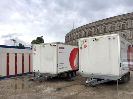 Hotmobil heizt ein bei "Rock im Park"