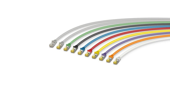 Farbige RJ45-Patch-Kabel für CAT6A-Anwendungen