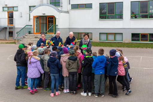 Fröhliches Kinderlachen in der Grundschule Brüsewitz