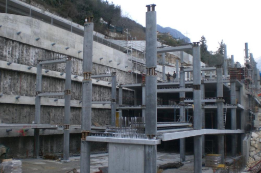 Parkhaus Monte Oro in Riva del Garda, gebaut mit NPS®