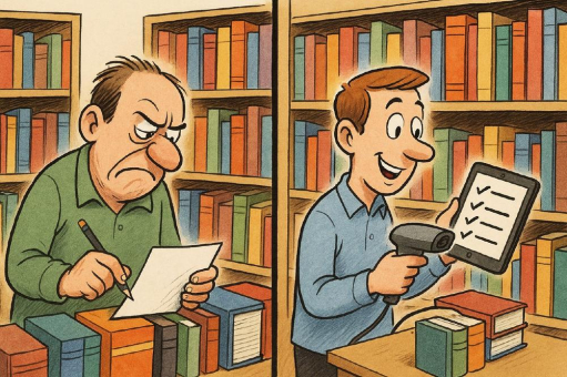 Digitale Buchzählung mit der COSYS Inventur Software: Effiziente Bestandsaufnahme für den Buchhandel