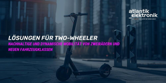 Atlantik Elektronik GmbH präsentiert Lösungen für Two-Wheeler und neue Fahrzeugklassen
